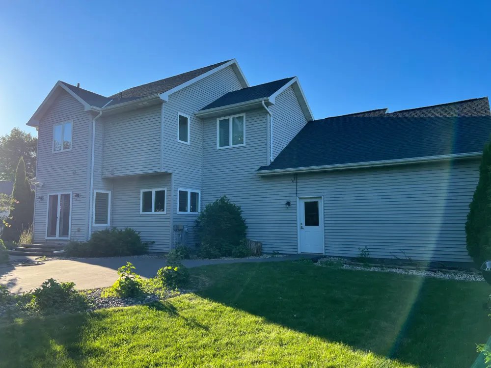 Storm damage roof replacement project